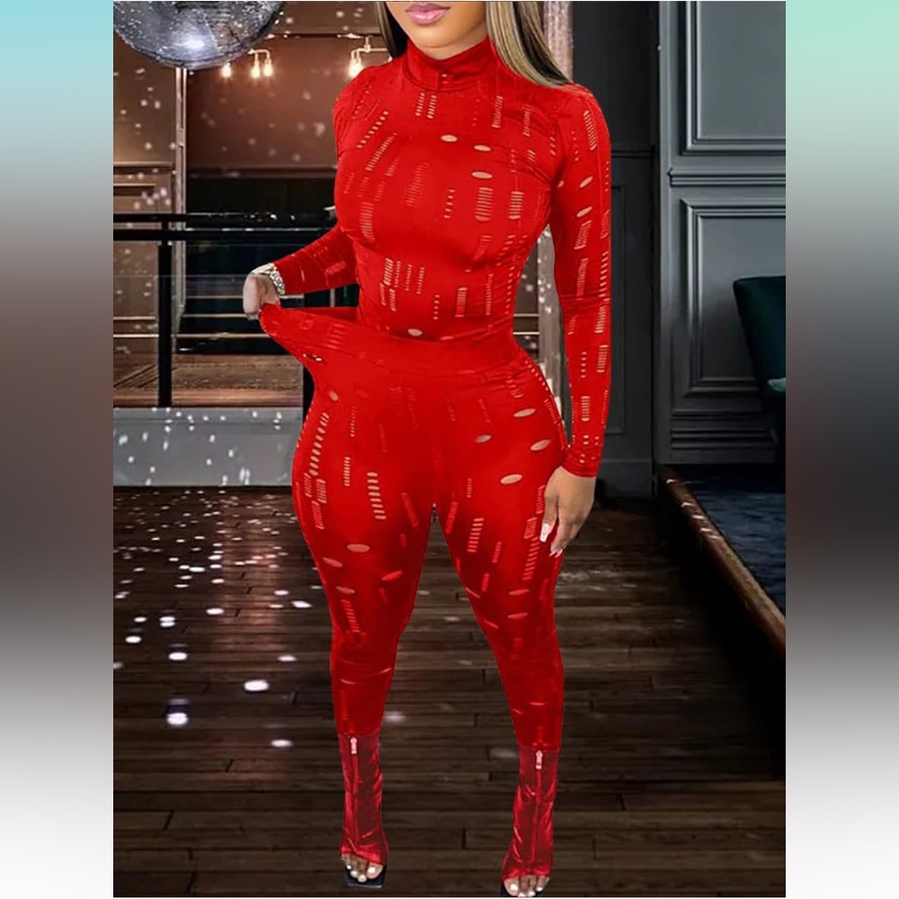 2 Piece Mesh Outfit